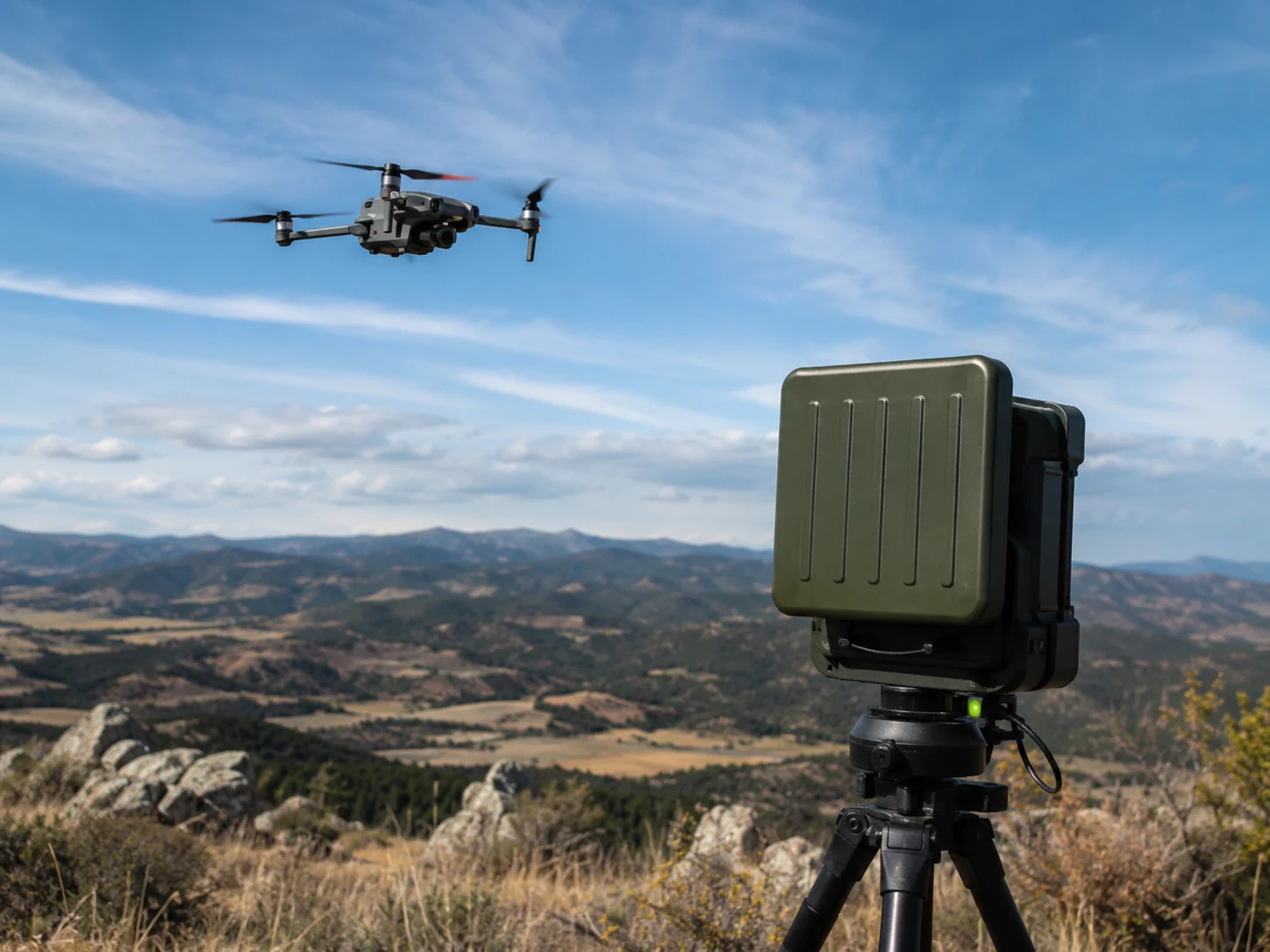 Tests von Sensorübergaben und Abdeckungslücken in Counter-UAS-Systemen